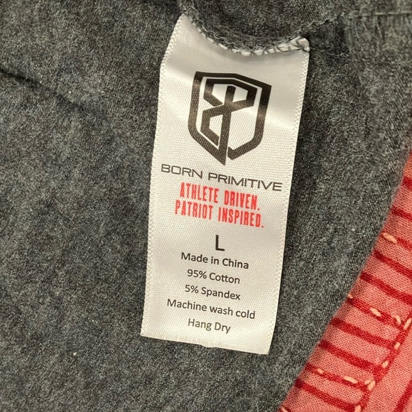 Born Primitive women’s large Gray Long Sleeve Cropped jersey / t-shirt - Picture 3 of 13